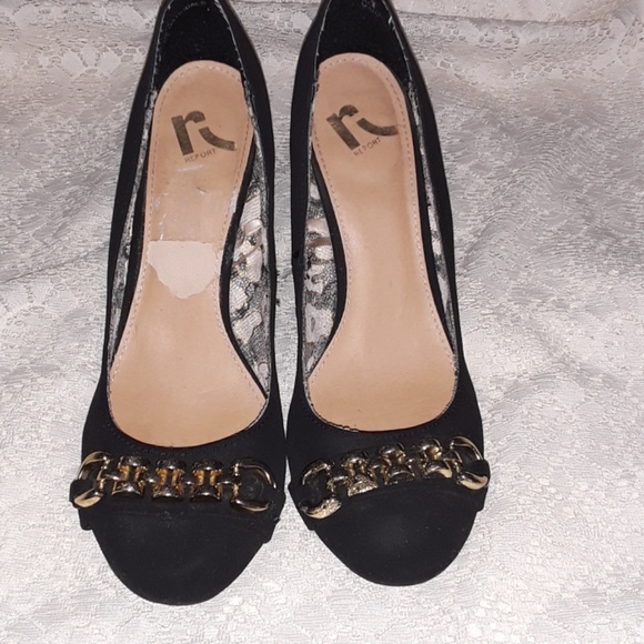 ???? Report Wmn "Halibut" Suede Wedge Heels 8.5 - Picture 2 of 5